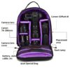 full purple camera travel bag front