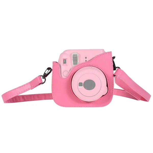 pink camera bag with camera